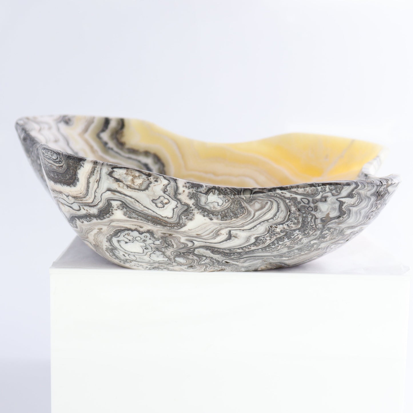 Zebra Onyx Bowl - Expert Wholesale and Supplier of Wholesale Crystals & Bulk Gemstones, ["Bowls","Mexico","onyx"]