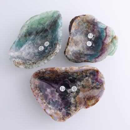 Fluorite Bowls Set of 3 - Expert Wholesale and Supplier of Wholesale Crystals & Bulk Gemstones, ["Bowls","Fluorite","Mexico"]