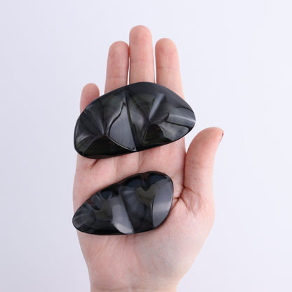 Rainbow Obsidian Heart Pairs Set of 3 - Expert Wholesale and Supplier of Wholesale Crystals & Bulk Gemstones, ["Hearts","Mexico","Obsidian","Rainbow Obsidian"]
