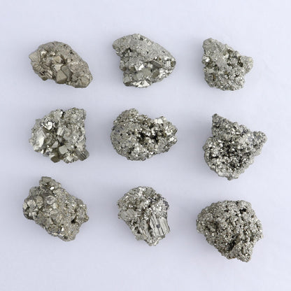 Pyrite Clusters Set of 35