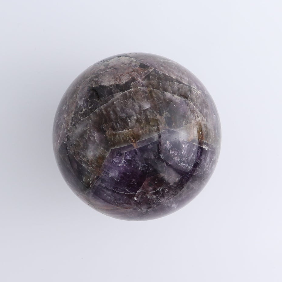 Amethyst Cacoxenite Sphere
