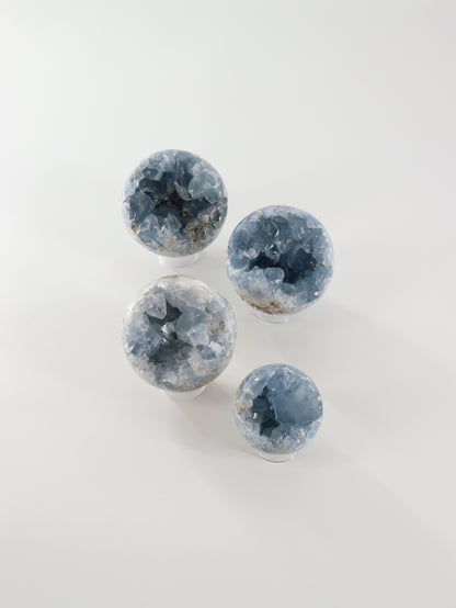 Celestite Spheres Set of 4 - Expert Wholesale and Supplier of Wholesale Crystals & Bulk Gemstones, []