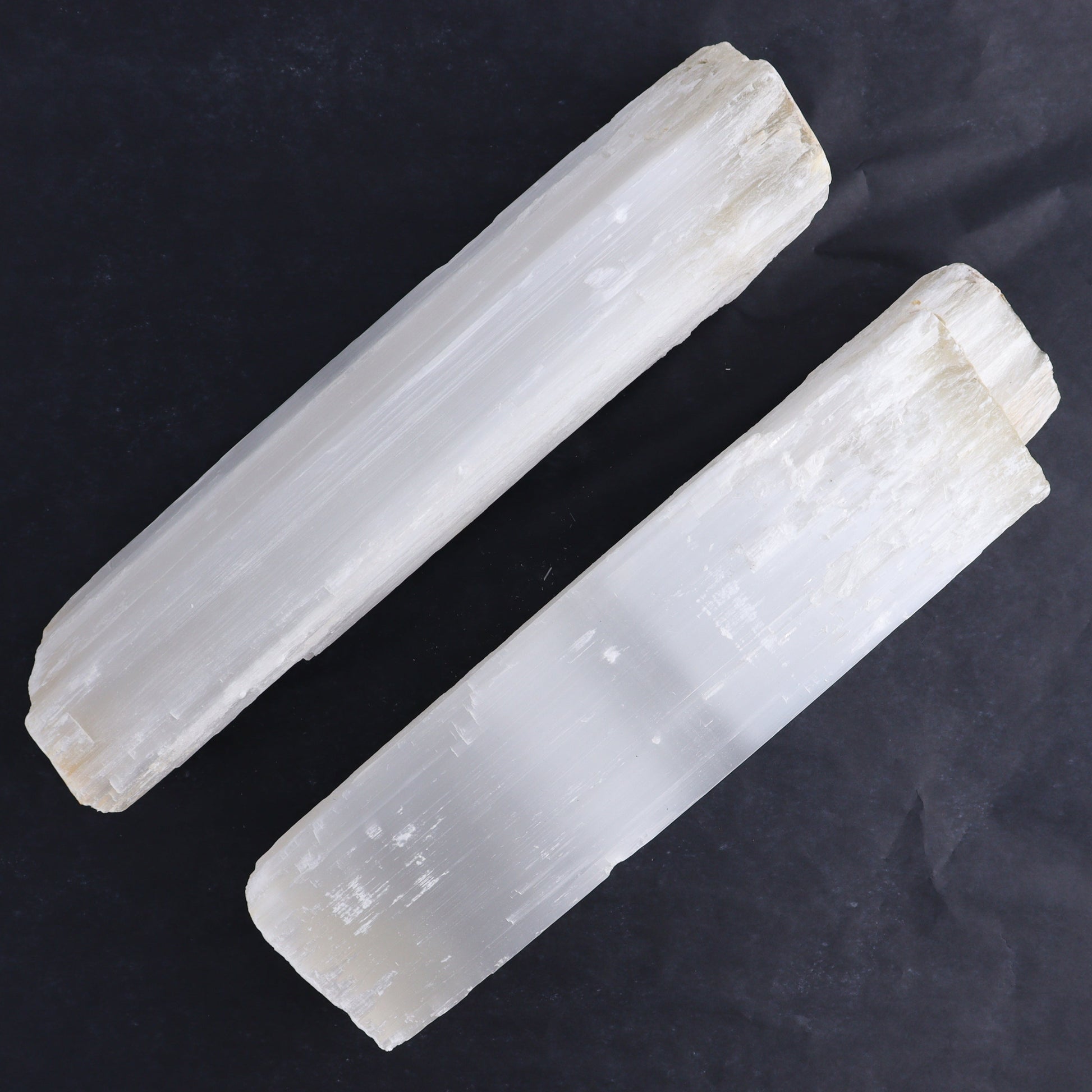 Selenite Logs Set of 2 - Expert Wholesale and Supplier of Wholesale Crystals & Bulk Gemstones, ["logs","selenite"]