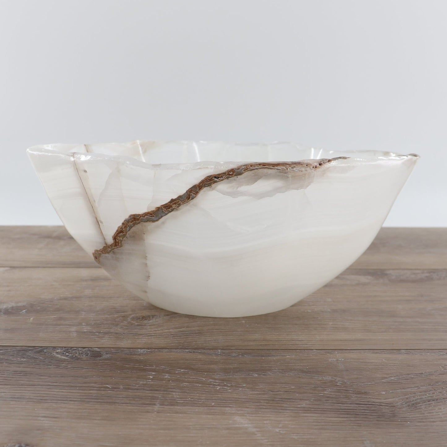 Mexican Onyx/Calcite Bowl 12"