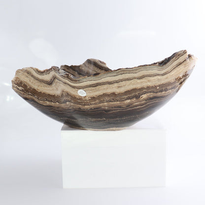 Mexican Onyx/Calcite Bowl 14"