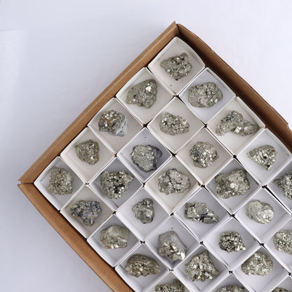 Pyrite Clusters Set of 35