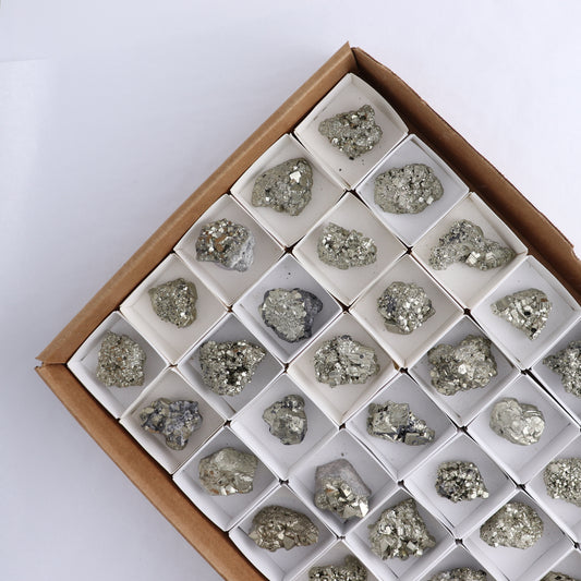 Pyrite Clusters Set of 35
