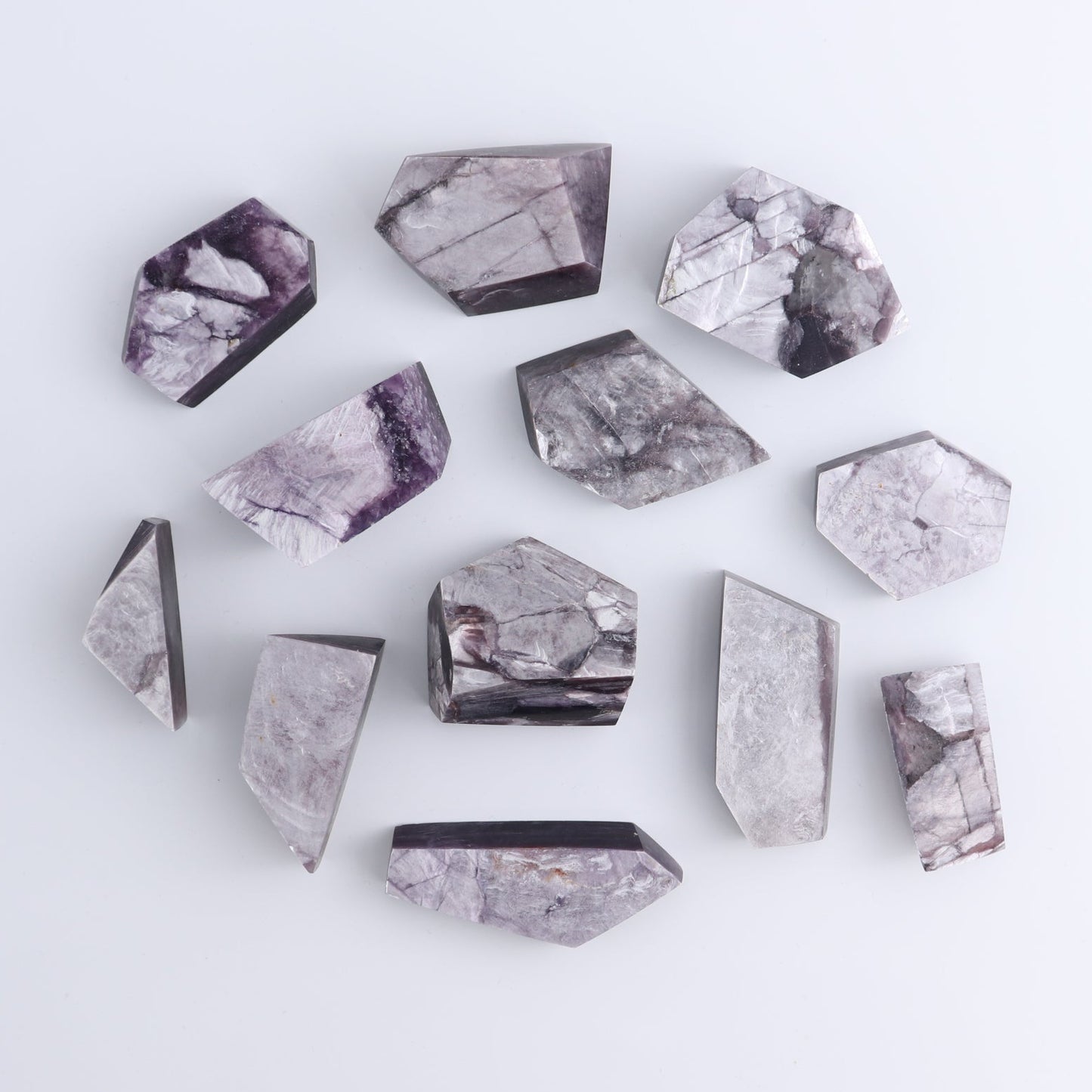 Lepidolite Freeforms Set of 12