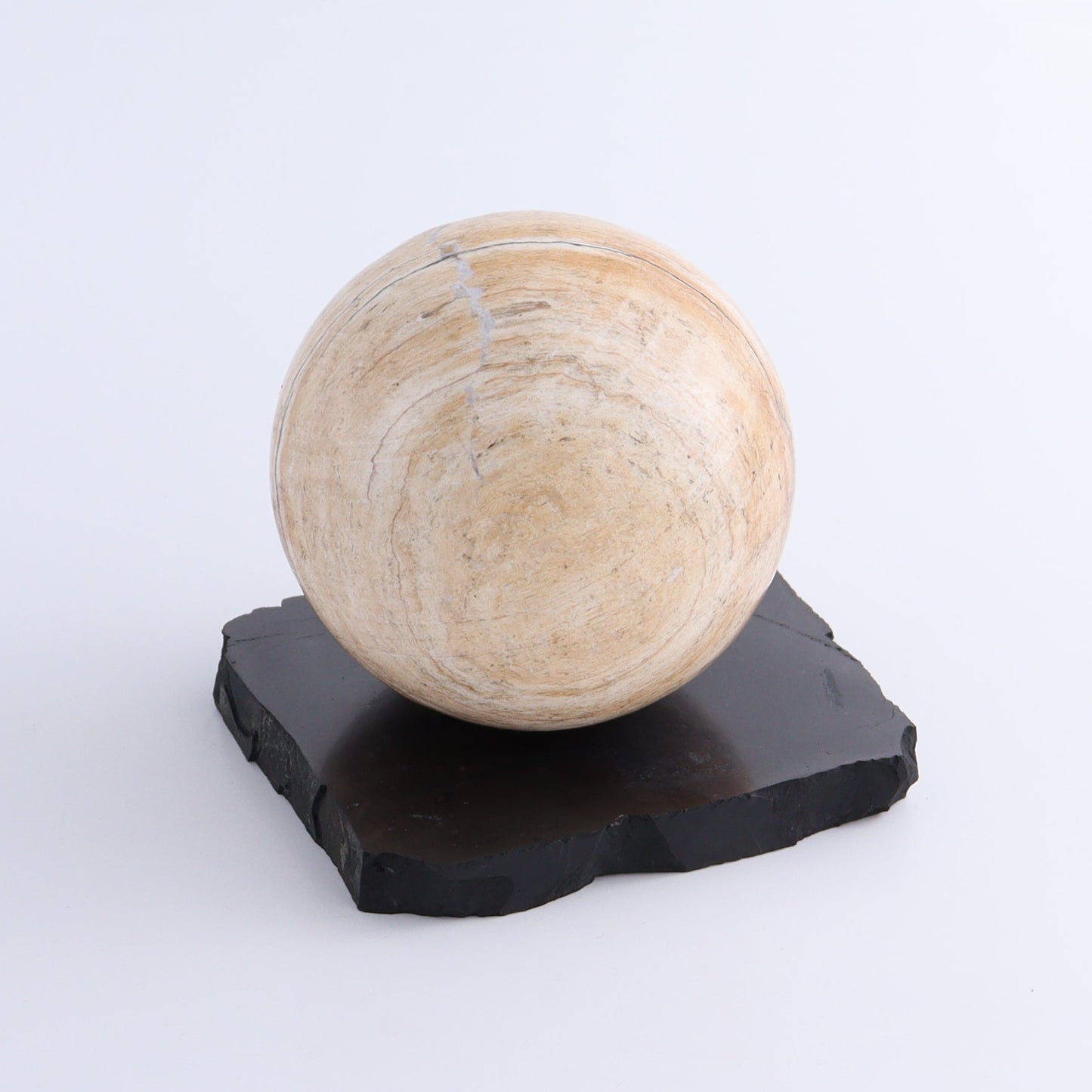 One Shungite Sphere Holder - Expert Wholesale and Supplier of Wholesale Crystals & Bulk Gemstones, ["Russia","Shungite","sphere holder"]
