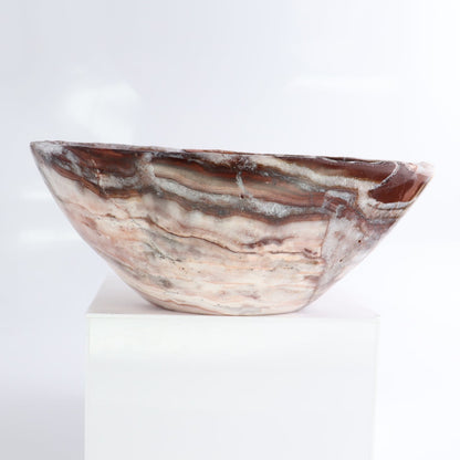 Mexican Onyx/Calcite Bowl 10"