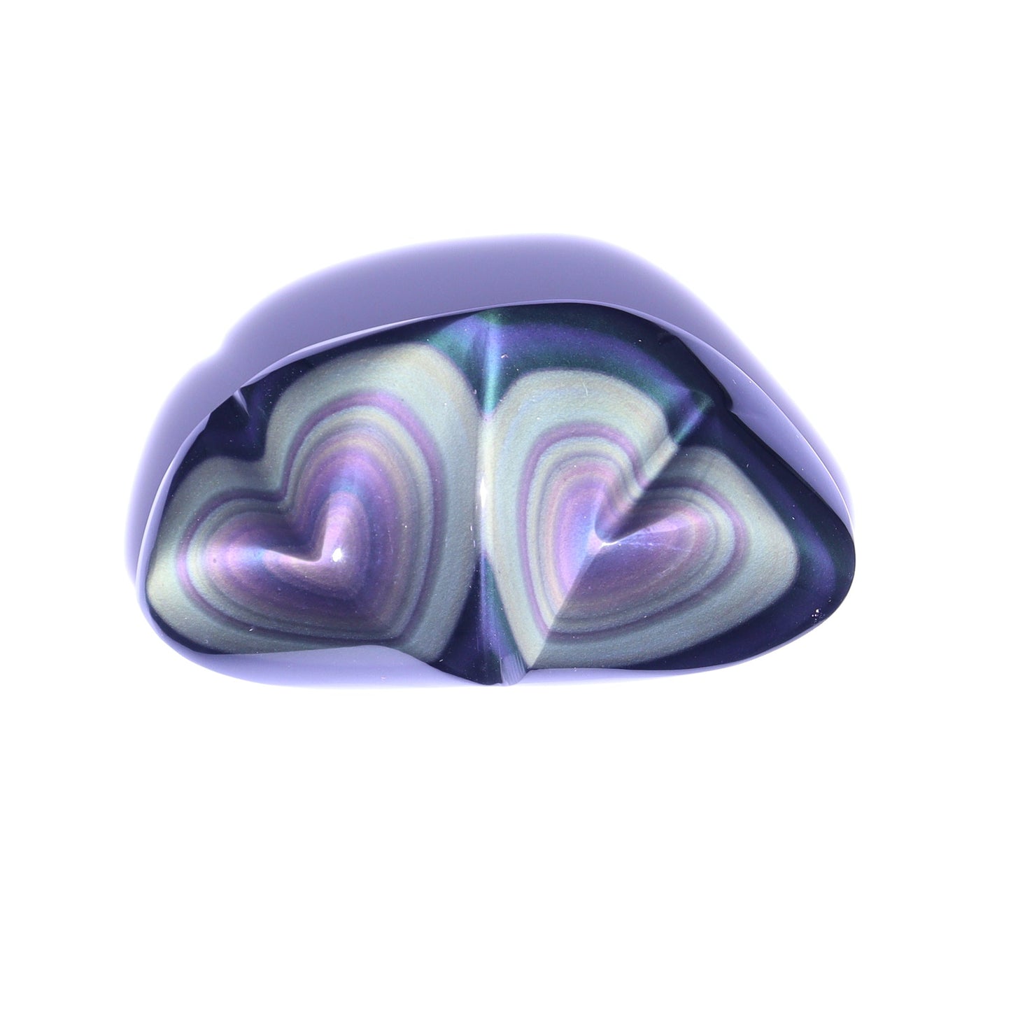 Rainbow Obsidian Heart Pairs Set of 3 - Expert Wholesale and Supplier of Wholesale Crystals & Bulk Gemstones, ["Hearts","Mexico","Obsidian","Rainbow Obsidian"]