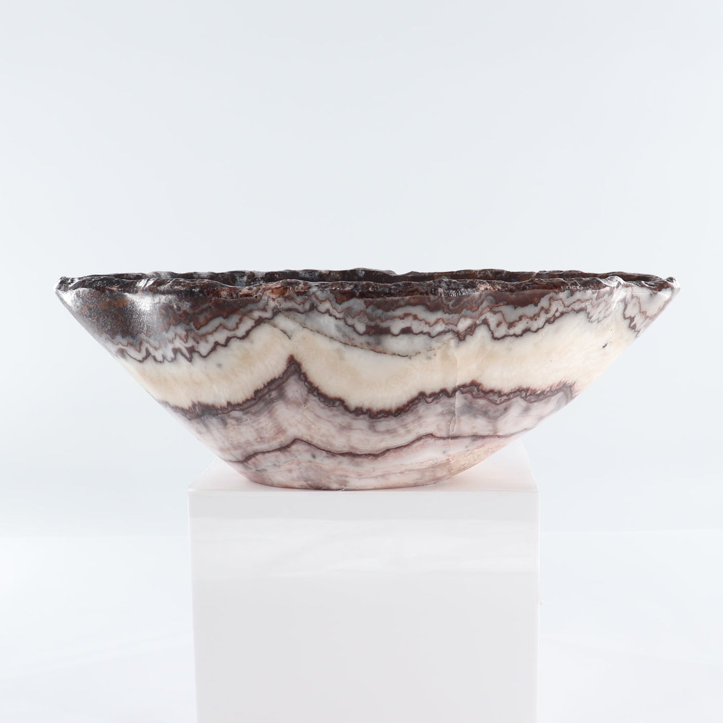 Mexican Onyx/Calcite Bowl 15"