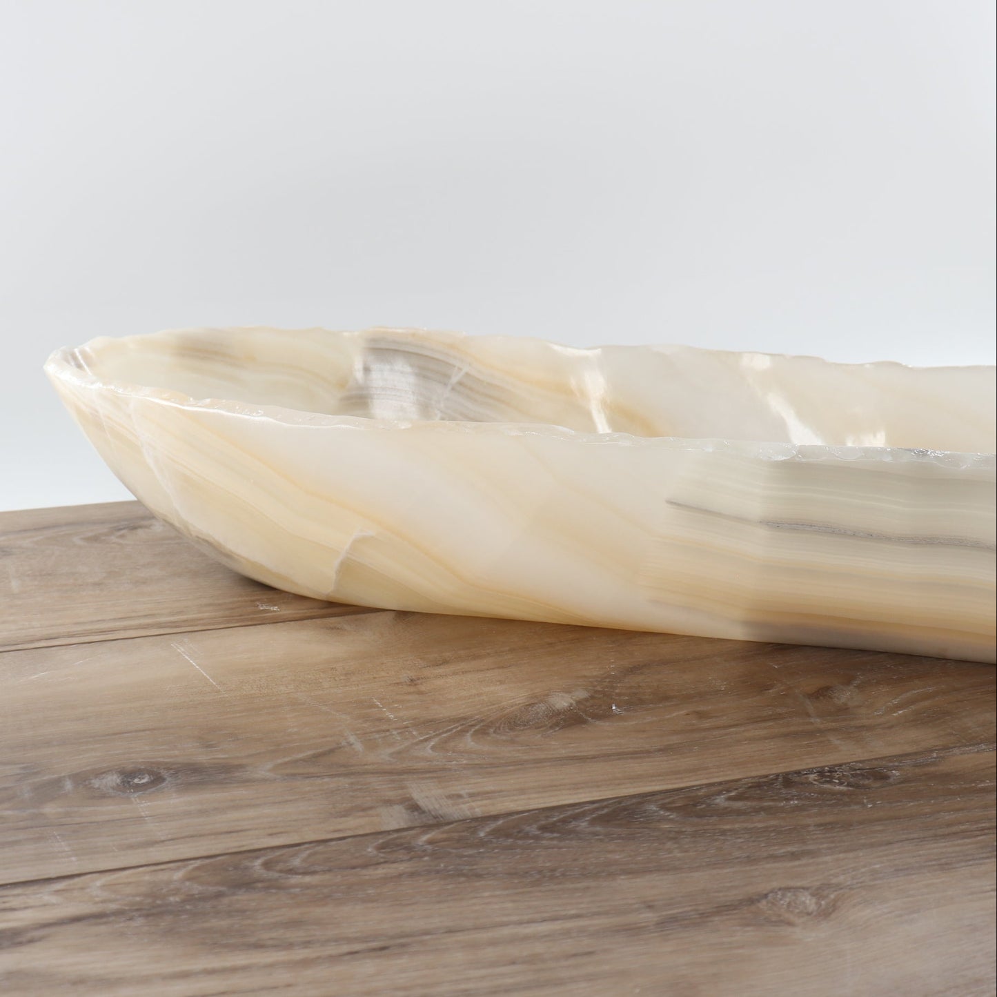 Mexican Onyx/Calcite Canoe Bowl - Expert Wholesale and Supplier of Wholesale Crystals & Bulk Gemstones, ["Bowls","Calcite","canoe","Mexico","onyx"]