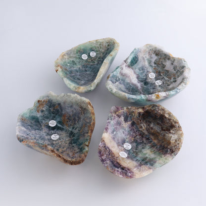 Fluorite Bowls Set of 4 - Expert Wholesale and Supplier of Wholesale Crystals & Bulk Gemstones, ["Bowls","Fluorite","Mexico"]