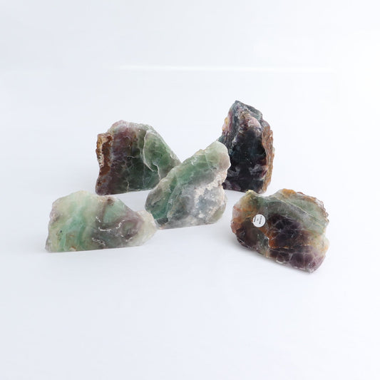Fluorite Face Polished Set of 5