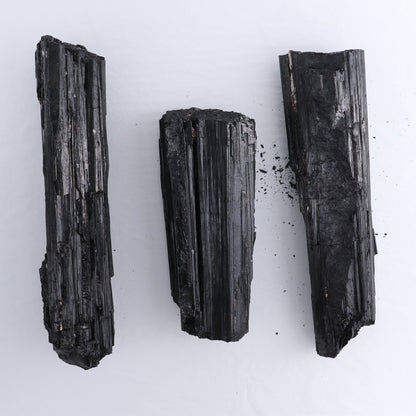 Black Tourmaline Log Set of 4