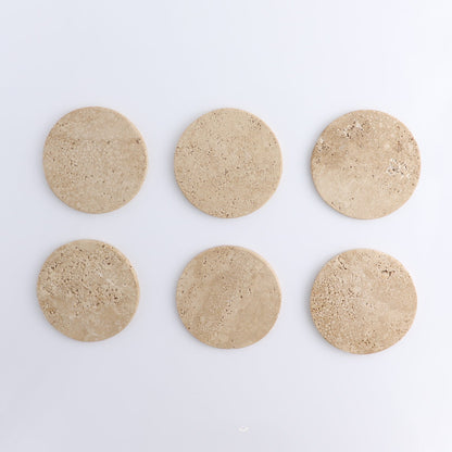 Coaster Set Travertine