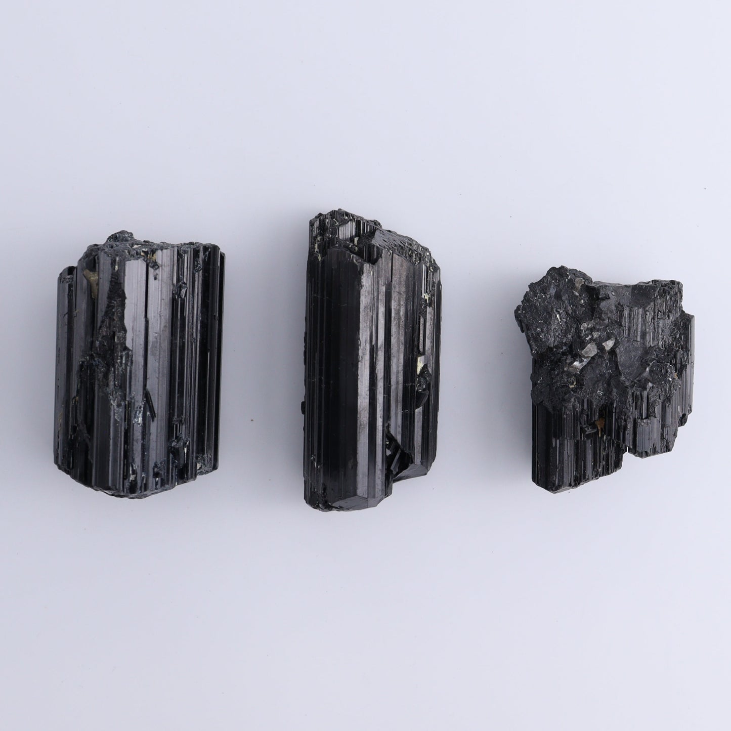 Black Tourmaline Roughs Set of 6 - Expert Wholesale and Supplier of Wholesale Crystals & Bulk Gemstones, ["Black Tourmaline","Madagascar","Rough","Tourmaline"]