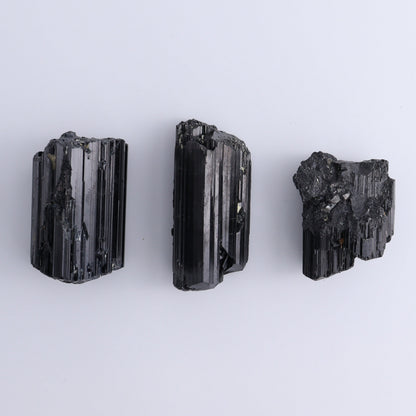 Black Tourmaline Roughs Set of 6 - Expert Wholesale and Supplier of Wholesale Crystals & Bulk Gemstones, ["Black Tourmaline","Madagascar","Rough","Tourmaline"]