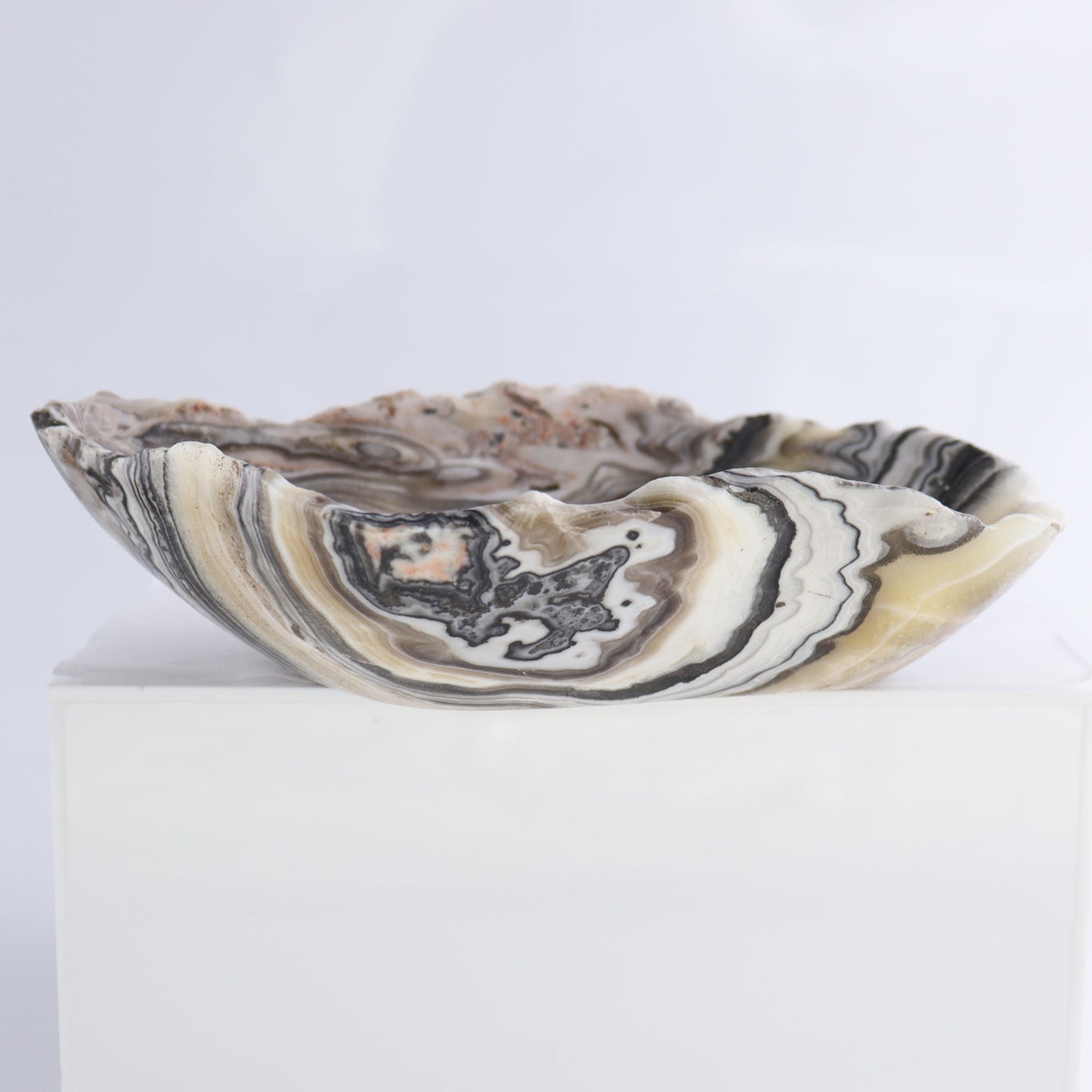 Zebra Onyx Bowl Set of 3 - Expert Wholesale and Supplier of Wholesale Crystals & Bulk Gemstones, ["Bowls","Mexico","onyx"]