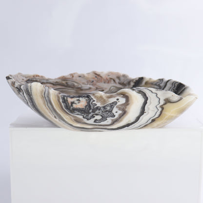 Zebra Onyx Bowl Set of 3 - Expert Wholesale and Supplier of Wholesale Crystals & Bulk Gemstones, ["Bowls","Mexico","onyx"]