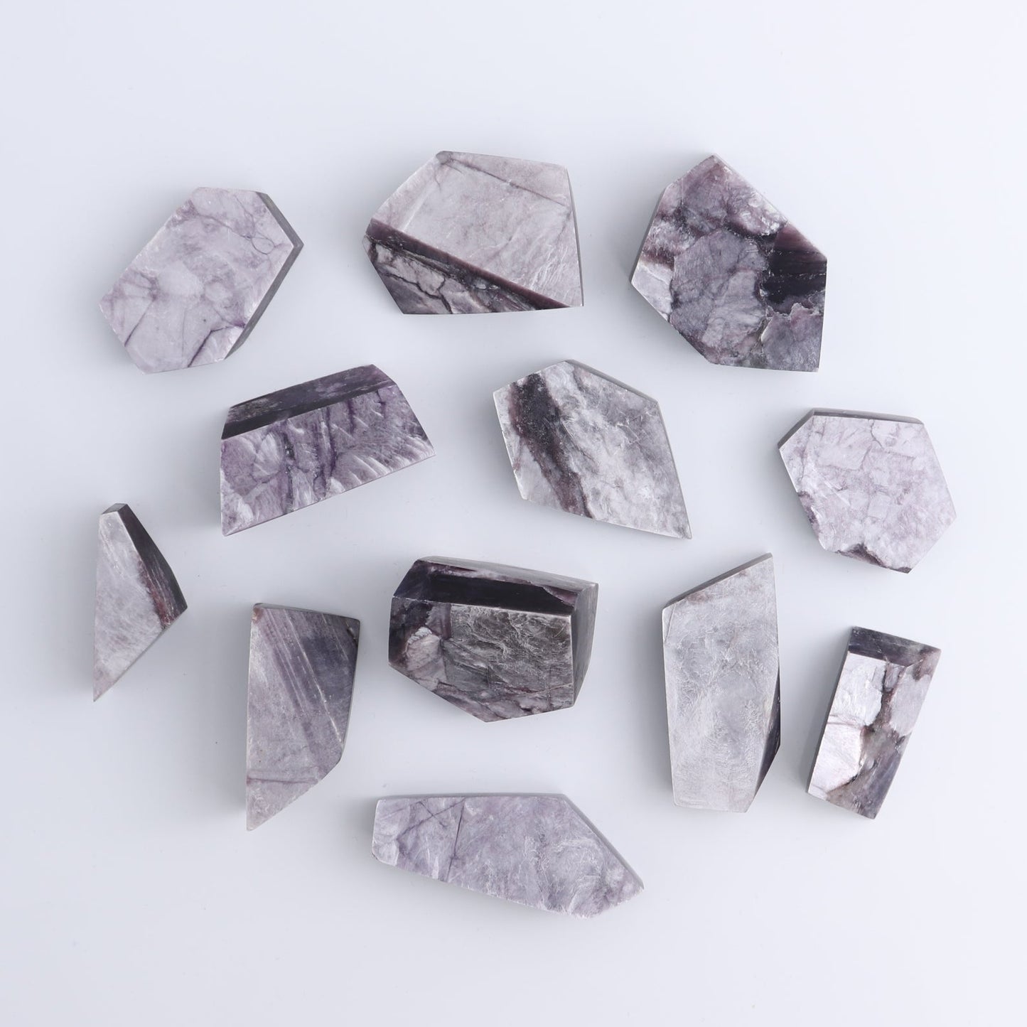 Lepidolite Freeforms Set of 12