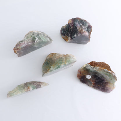 Fluorite Face Polished Set of 5
