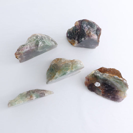 Fluorite Face Polished Set of 5