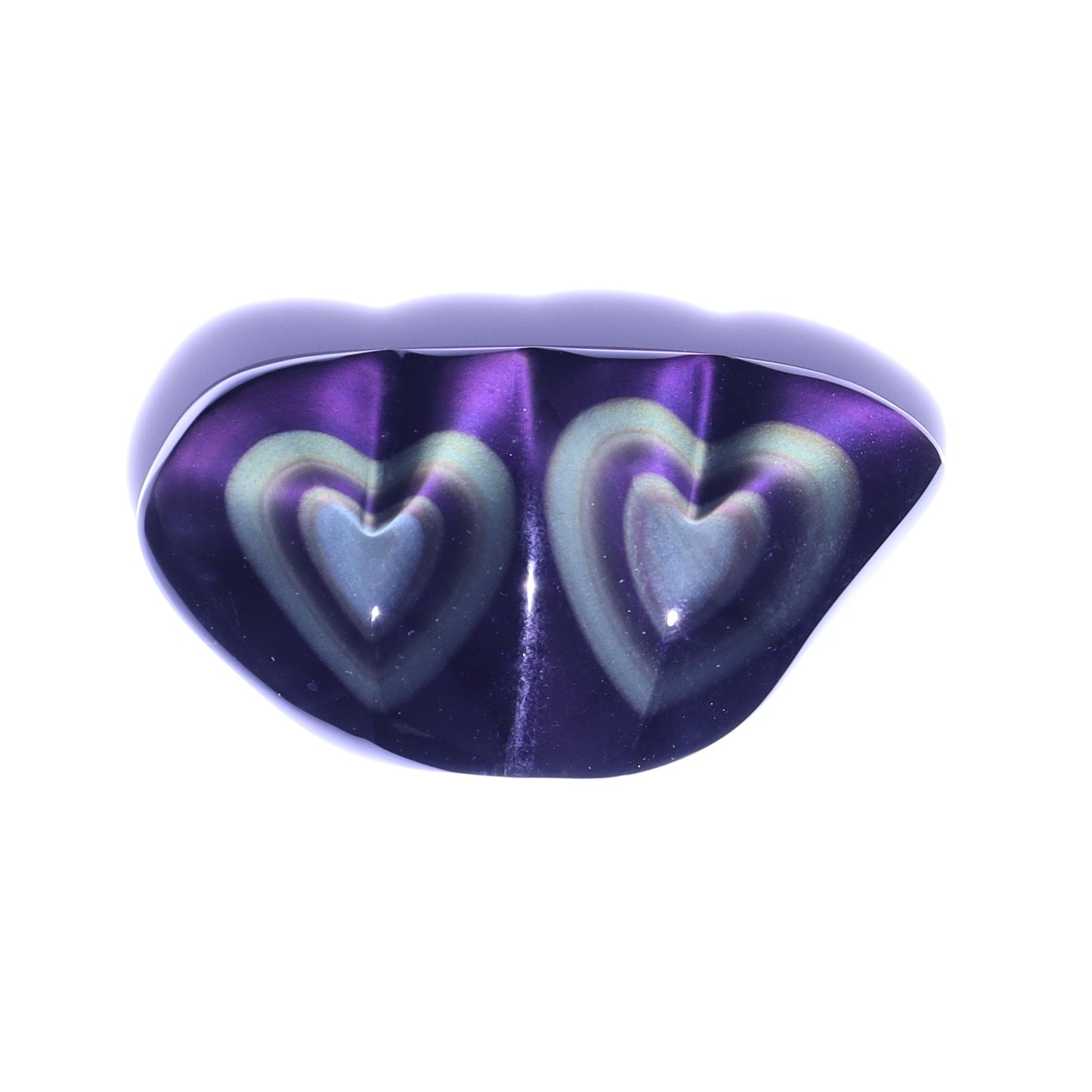 Rainbow Obsidian Heart Pairs Set of 3 - Expert Wholesale and Supplier of Wholesale Crystals & Bulk Gemstones, ["Hearts","Mexico","Obsidian","Rainbow Obsidian"]