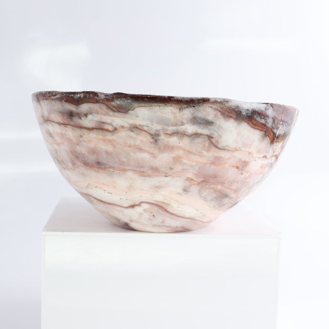 Mexican Onyx/Calcite Bowl 10"