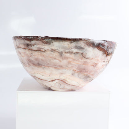 Mexican Onyx/Calcite Bowl 10"