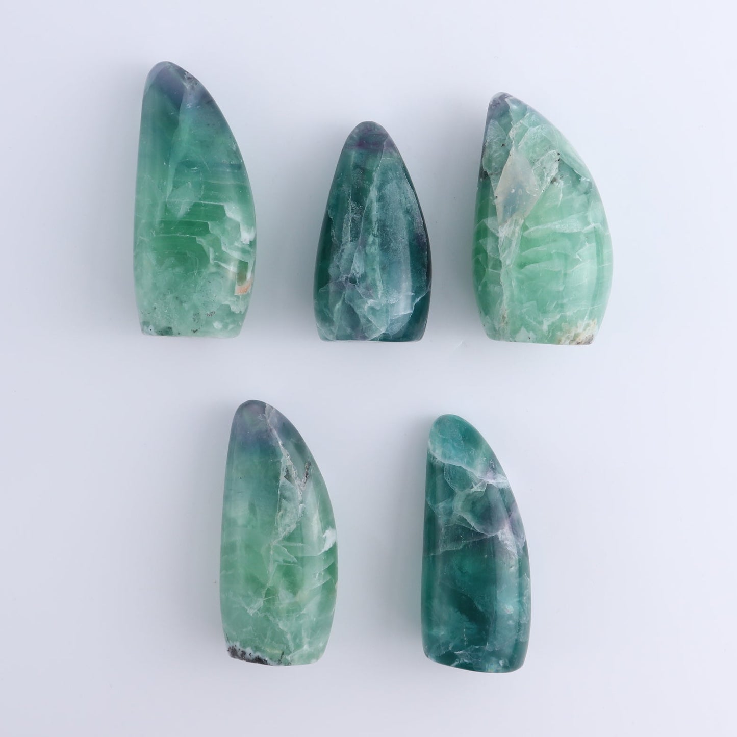 Fluorite Freeforms Set of 5