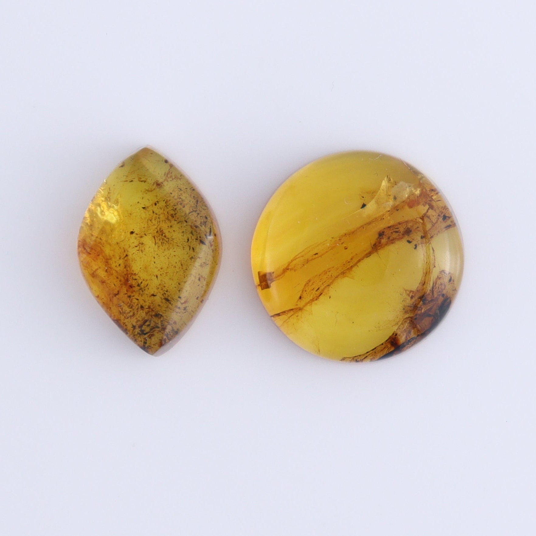 Chiapas Mexico Amber Cabs Set of 8 - Expert Wholesale and Supplier of Wholesale Crystals & Bulk Gemstones, ["Amber","Cabs","Chiapas Amber","Mexico"]