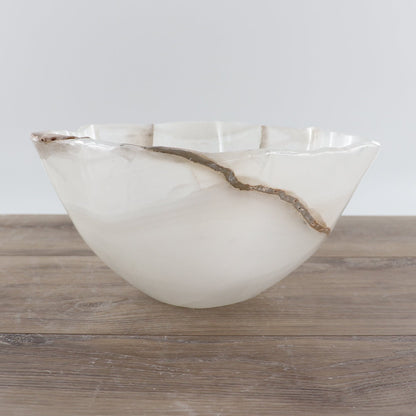 Mexican Onyx/Calcite Bowl 12"