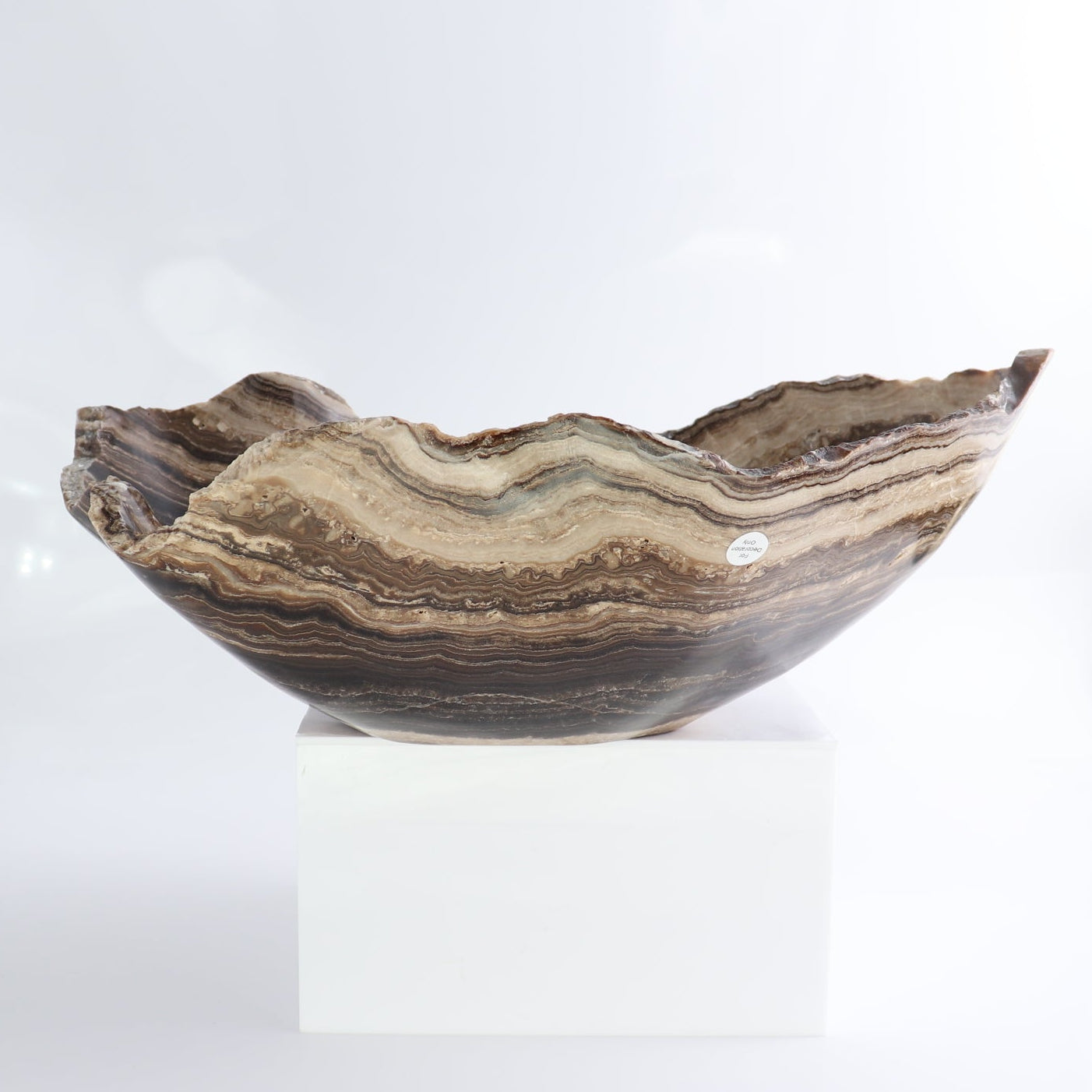 Mexican Onyx/Calcite Bowl 14"