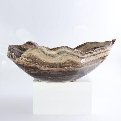Mexican Onyx/Calcite Bowl 14"