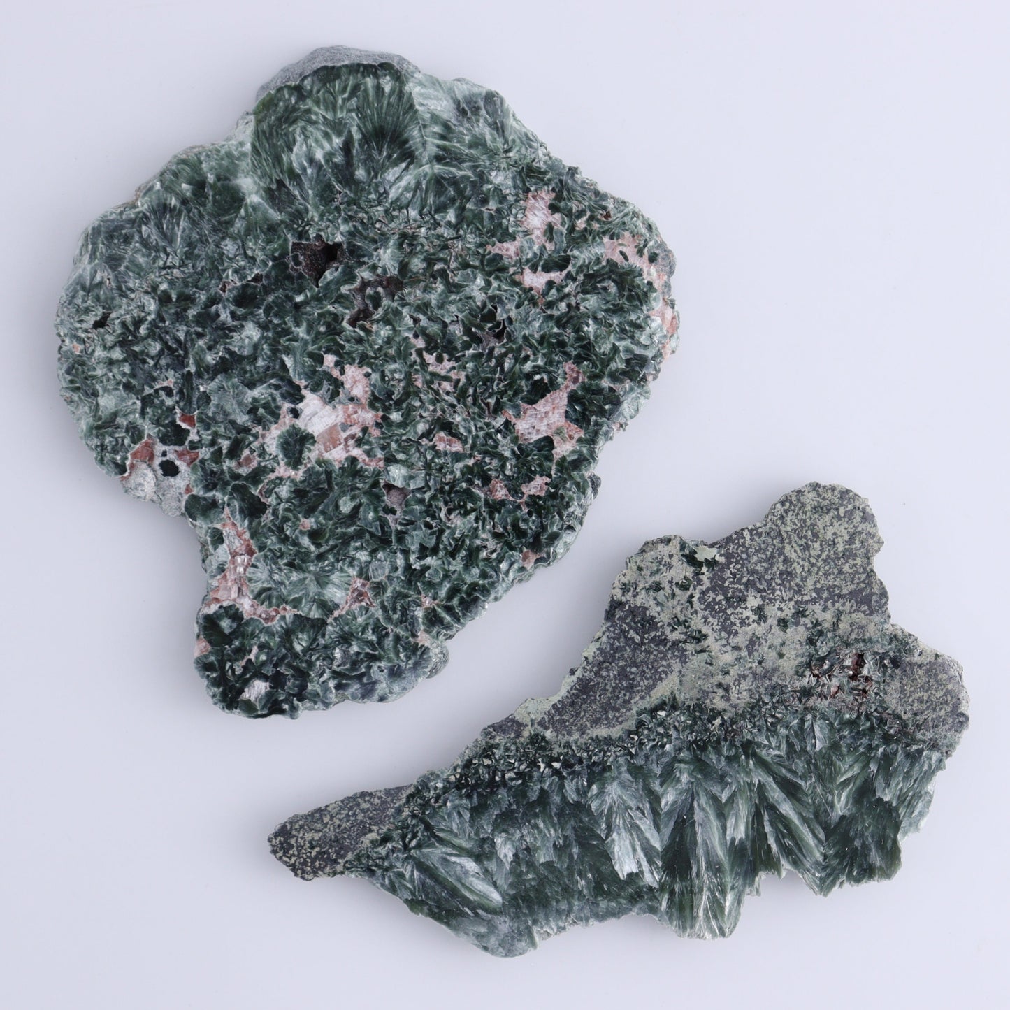 Seraphinite Slices Set of 6 - Expert Wholesale and Supplier of Wholesale Crystals & Bulk Gemstones, ["Seraphinite","Slices and Slabs"]