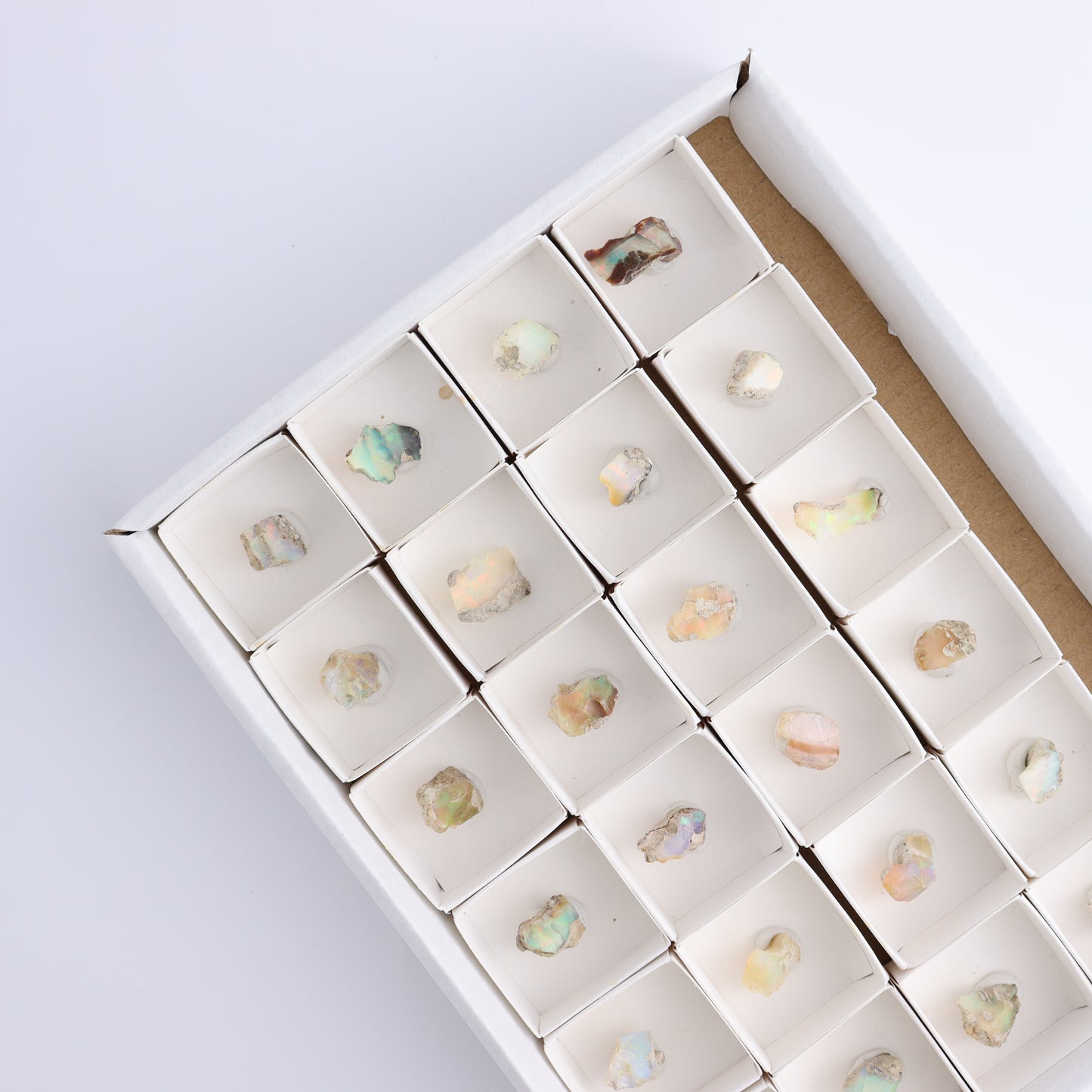 Ethiopian Opal Set of 24 - Expert Wholesale and Supplier of Wholesale Crystals & Bulk Gemstones, ["Ethiopia","ethiopian opal","Opal"]