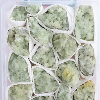 Prehnite Flat from Morocco - Expert Wholesale and Supplier of Wholesale Crystals & Bulk Gemstones, ["Clusters","Flats","Morocco","Prehnite"]