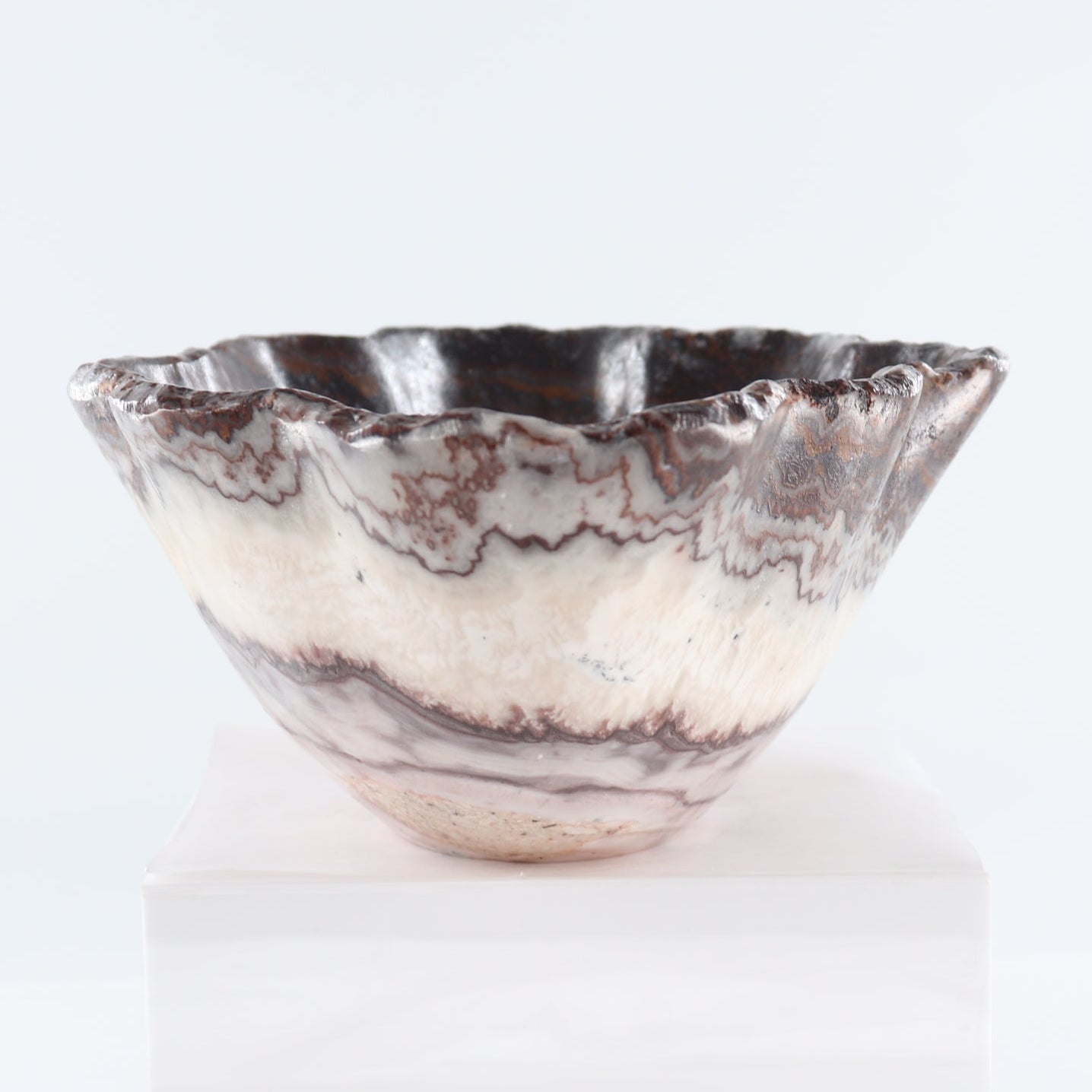Mexican Onyx/Calcite Bowl 15"
