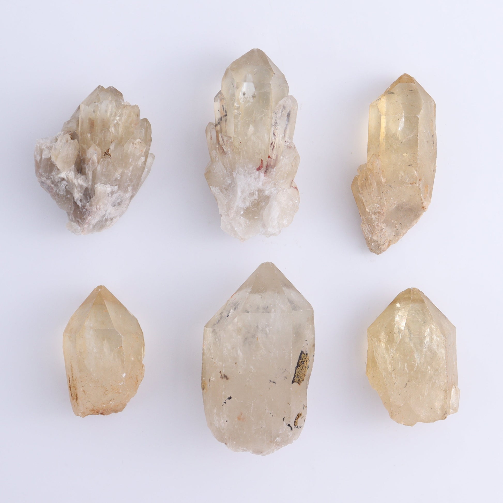 Congo Citrine Set of 12 - Expert Wholesale and Supplier of Wholesale Crystals & Bulk Gemstones, ["Citrine","Congo","Rough","Roughs"]