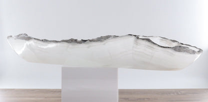 Mexican Onyx/Calcite Canoe Bowl - Expert Wholesale and Supplier of Wholesale Crystals & Bulk Gemstones, ["Bowls","Calcite","canoe","Mexico","onyx"]
