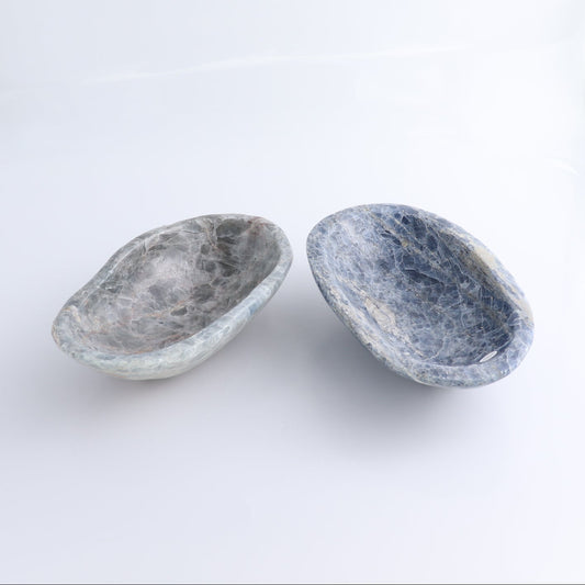 Blue Calcite Bowls Set of 2
