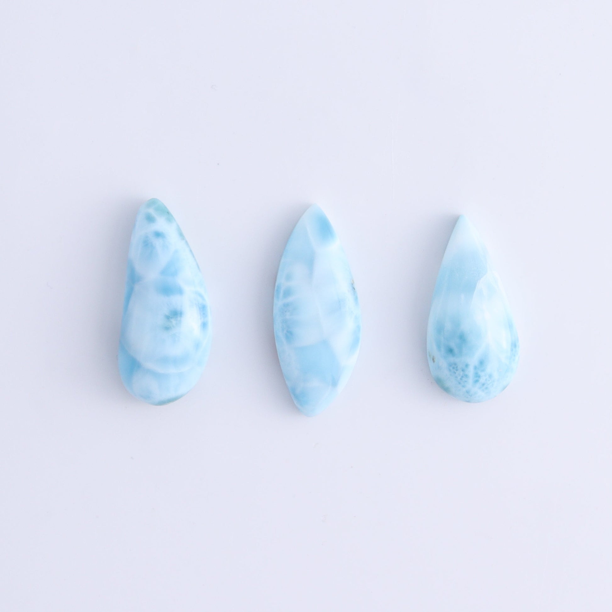 Larmiar Cabs Set of 10 - Expert Wholesale and Supplier of Wholesale Crystals & Bulk Gemstones, ["Cabs","Freeform","Freeforms","Larimar"]