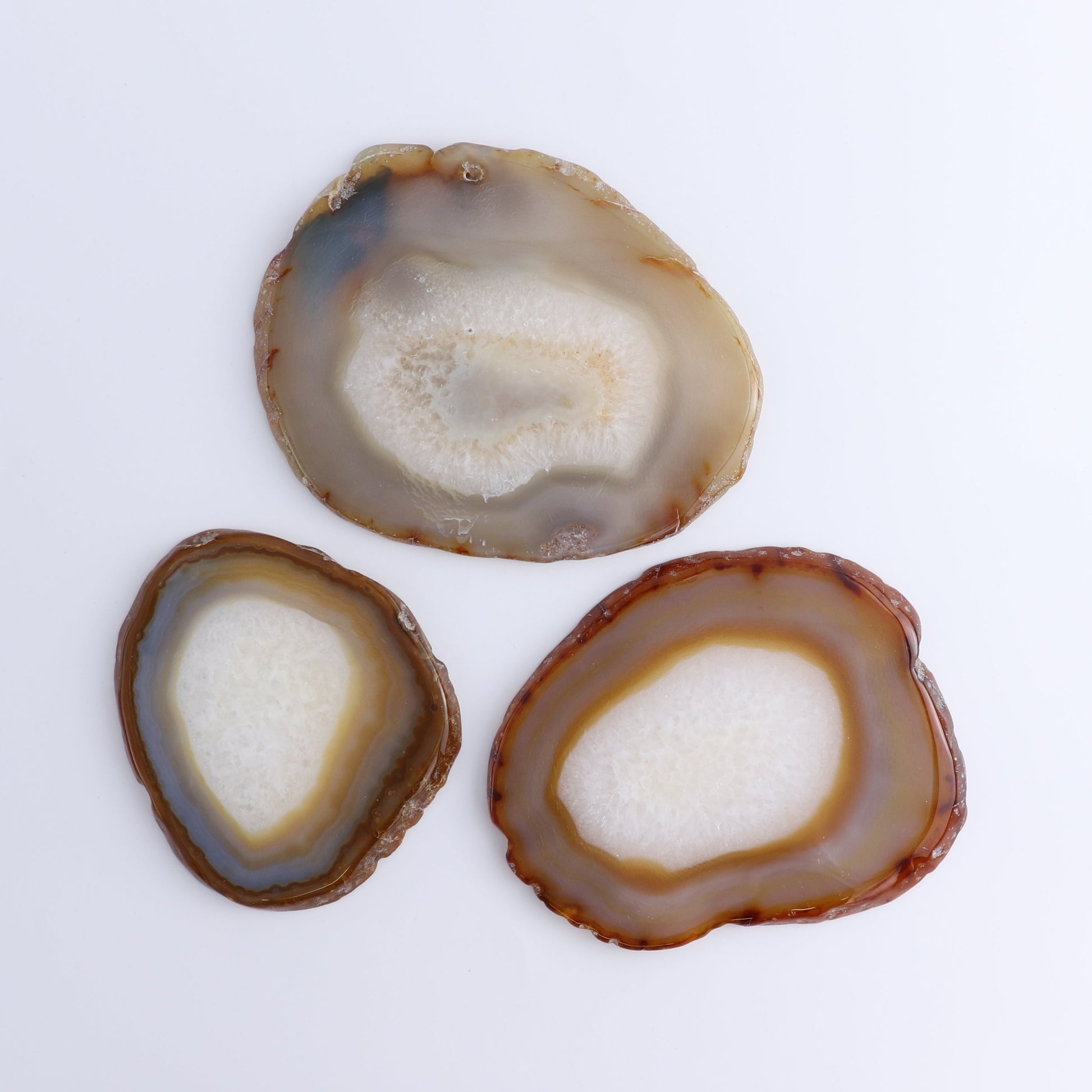 Agate Slices Set of 9 - Expert Wholesale and Supplier of Wholesale Crystals & Bulk Gemstones, ["Agate","Slices and Slabs"]