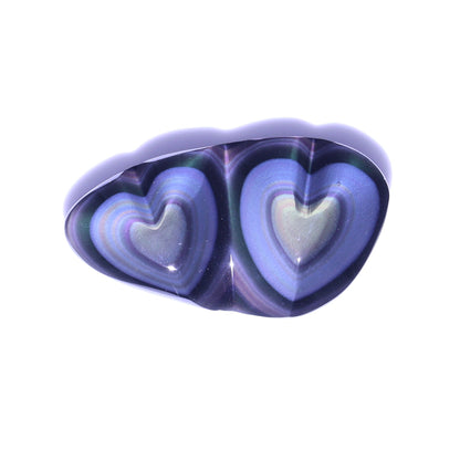 Rainbow Obsidian Heart Pairs Set of 3 - Expert Wholesale and Supplier of Wholesale Crystals & Bulk Gemstones, ["Hearts","Mexico","Obsidian","Rainbow Obsidian"]