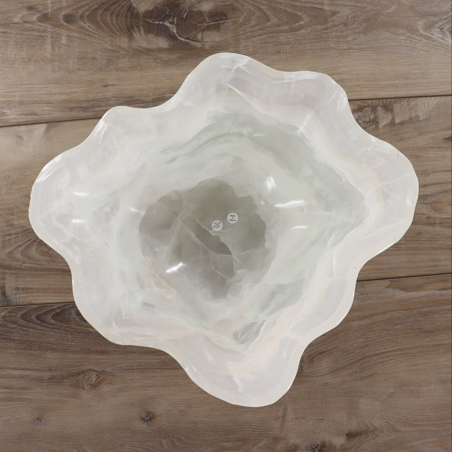 Mexican Onyx/Calcite Bowl 15"