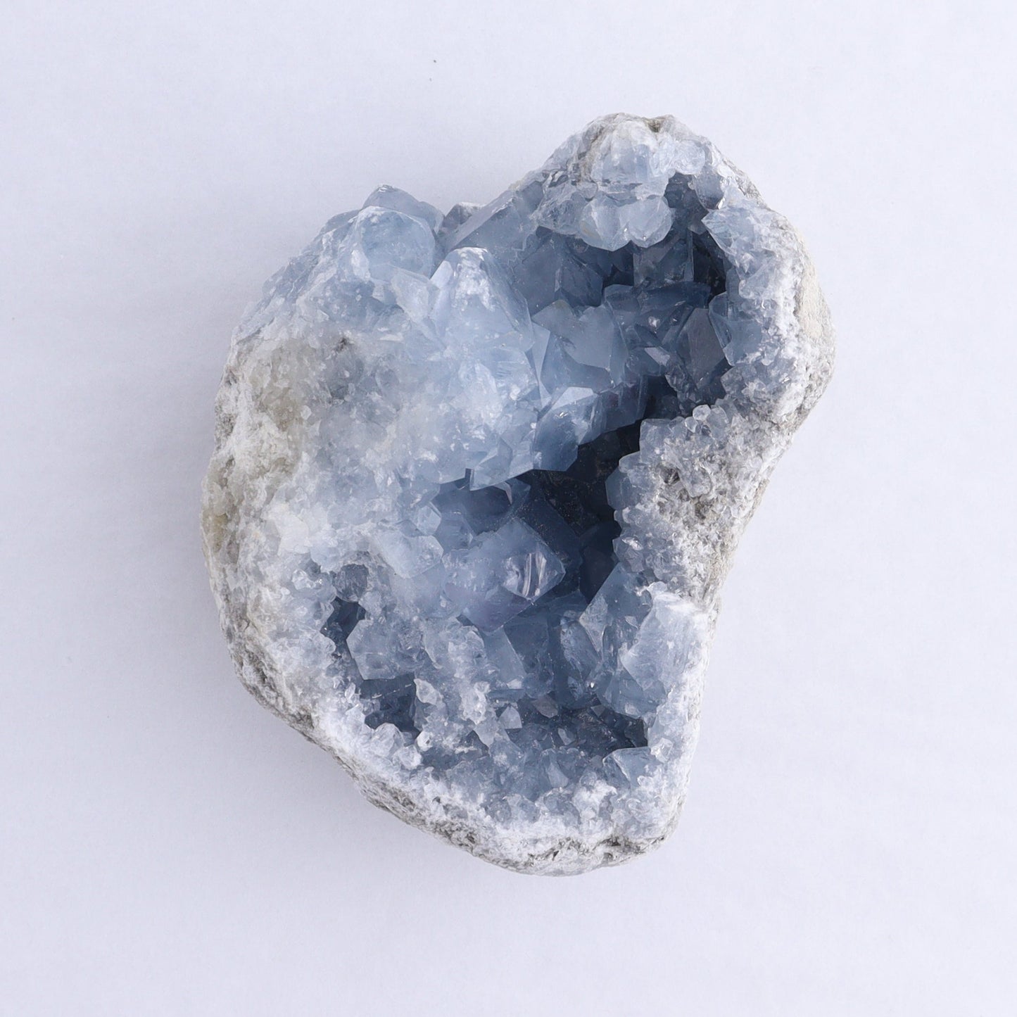 Celestite Clusters Set of 4