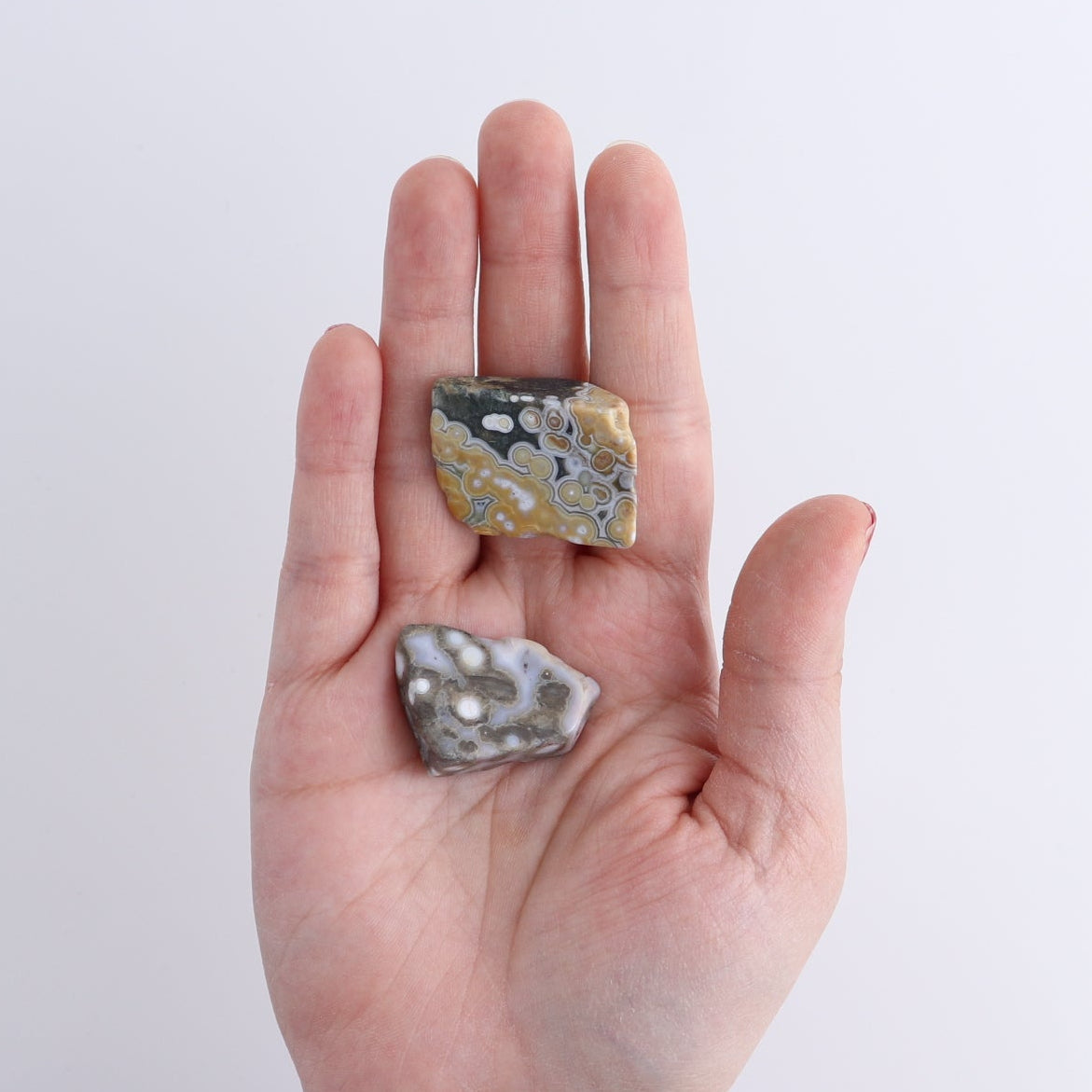 Ocean Jasper Freeforms Flat