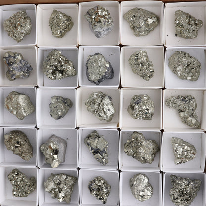 Pyrite Clusters Set of 35